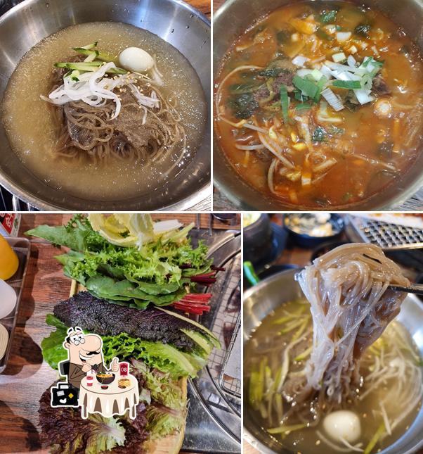 싸미랑본점 숫불석쇠불고기쌈밥&냉면