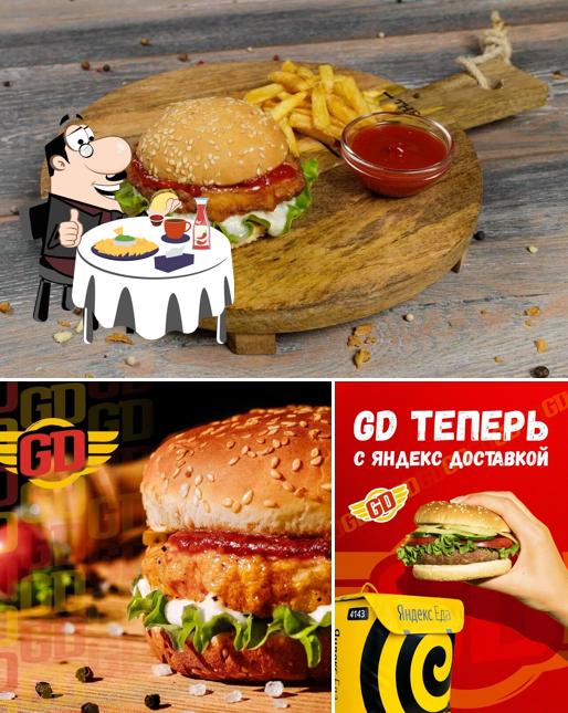 Попробуйте гамбургеры в "GD"