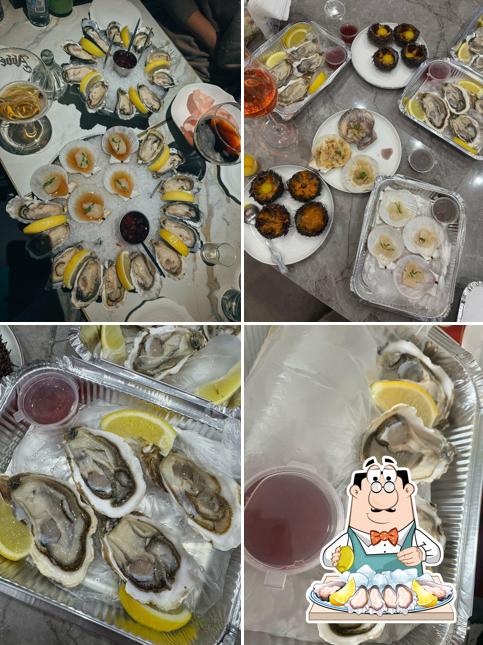 Устрицы в "Честная Рыба"