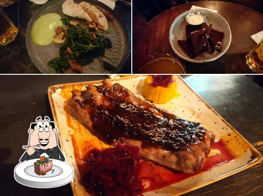 Шоколадный торт в "Доме, в Котором Pub"