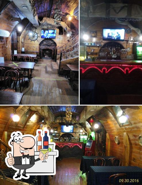 В Пинта есть барная стойка, внутреннее оформление и многое другое