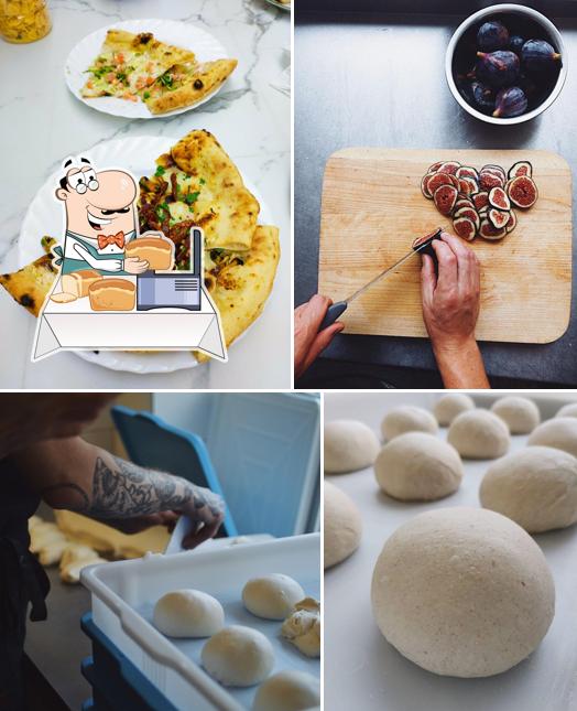 Чесночный хлеб в "Стэйси пицца"