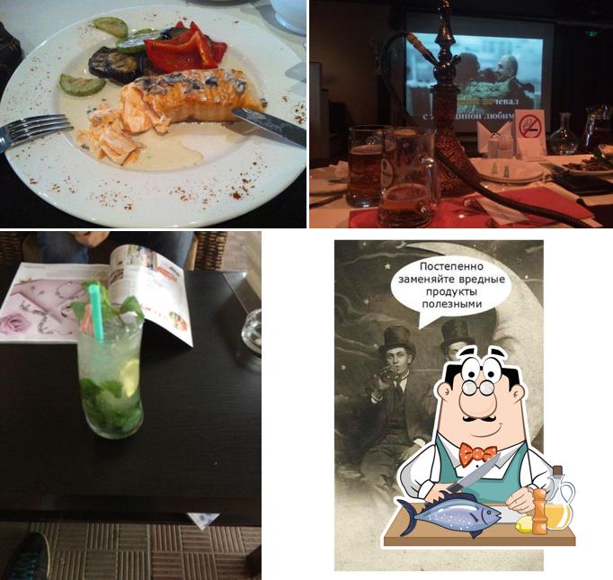 Лосось гриль в "Шиколате"