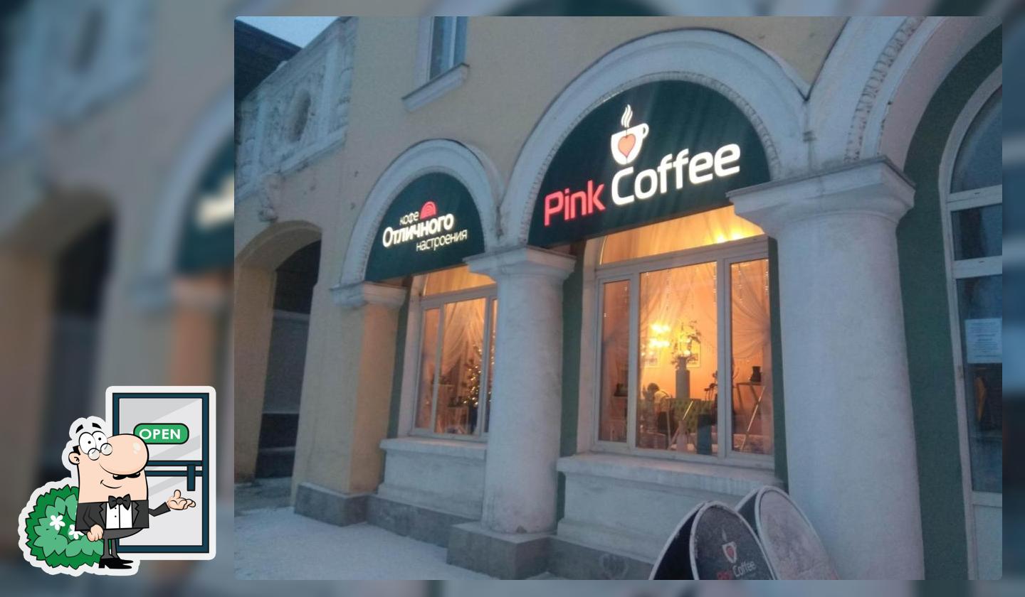 Pink coffee