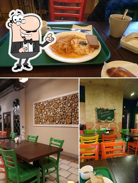 Посмотрите на внутренний интерьер "Ромштекса По-домашнему"