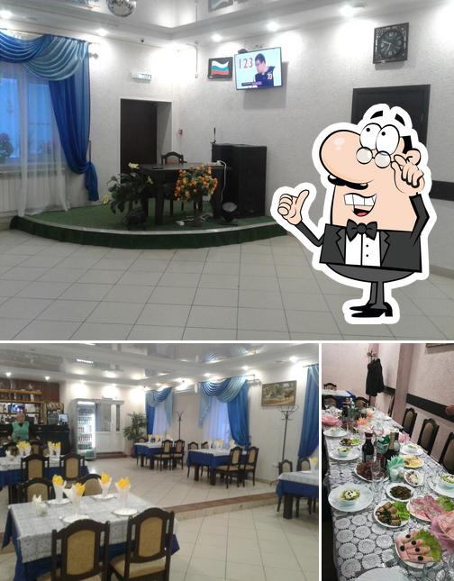 Посмотрите на внутренний интерьер "Каспия"