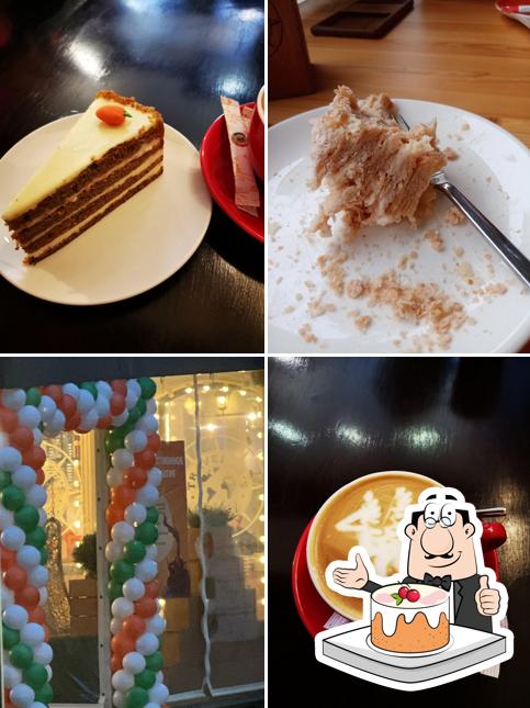 Морковный торт в "Traveler's Coffee"