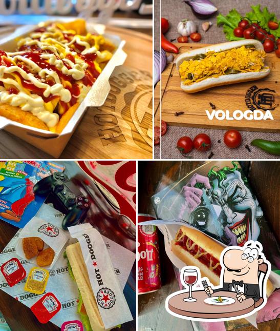 Еда в "Hot Dogger"