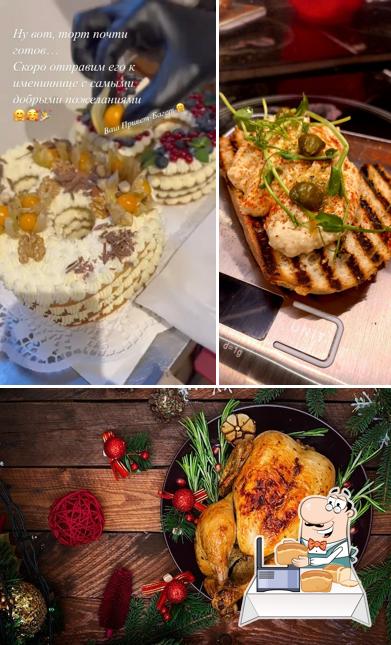 Чесночный хлеб в "Привет Багет"