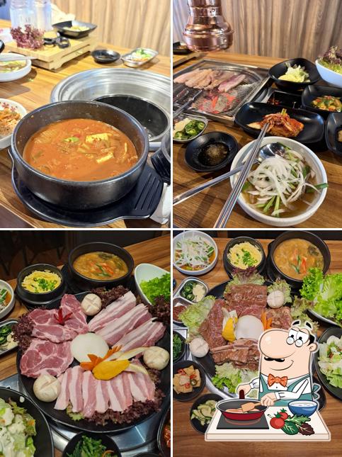 숯불에 고기 / Charcoal Meat - Korean BBQ Lidcombe
