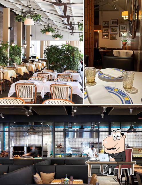 Посмотрите на внутренний интерьер "Ля Боттеги Сицилианы"