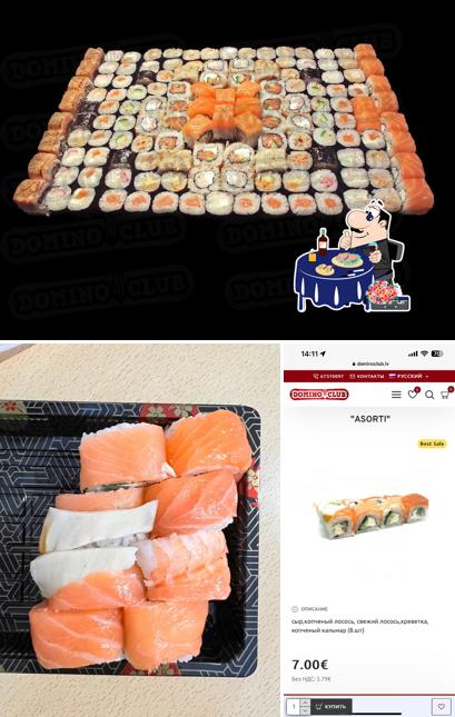 Domino club, sushi delivery