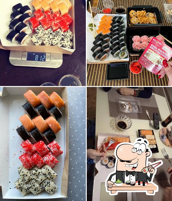 Попробуйте различные сеты суши