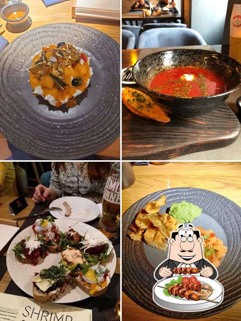 Еда в "Lambic Seafood"