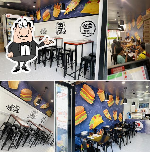Burger,pizza and wrap bar
