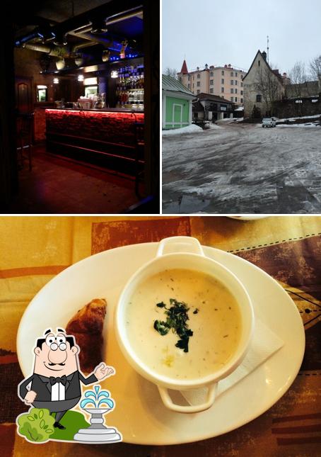 Помимо прочего, в Колобок есть внешнее оформление и еда