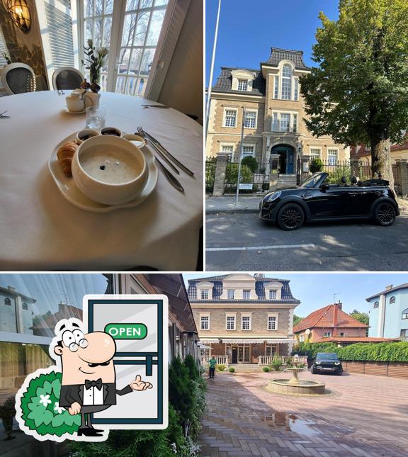 В Вилла Тоскана есть внешнее оформление, еда и многое другое