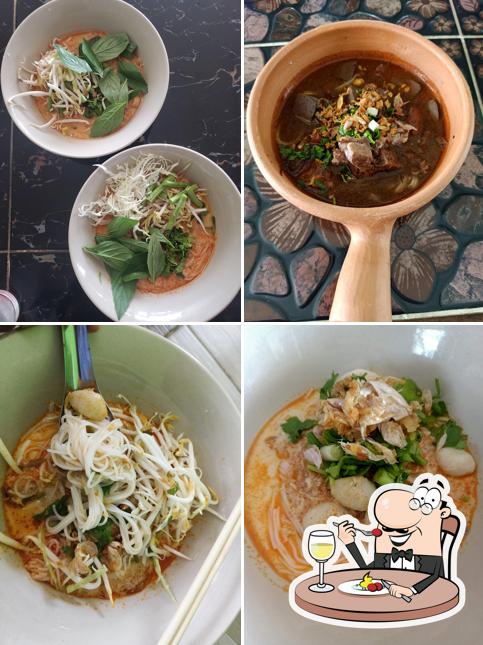 ร้านขนมจีนอร่อยปั้ม ปตท เทิง เชียงราย