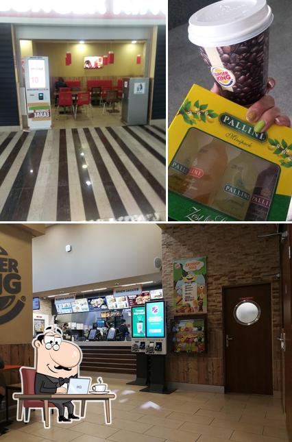 В Burger King есть внутреннее оформление, еда и многое другое