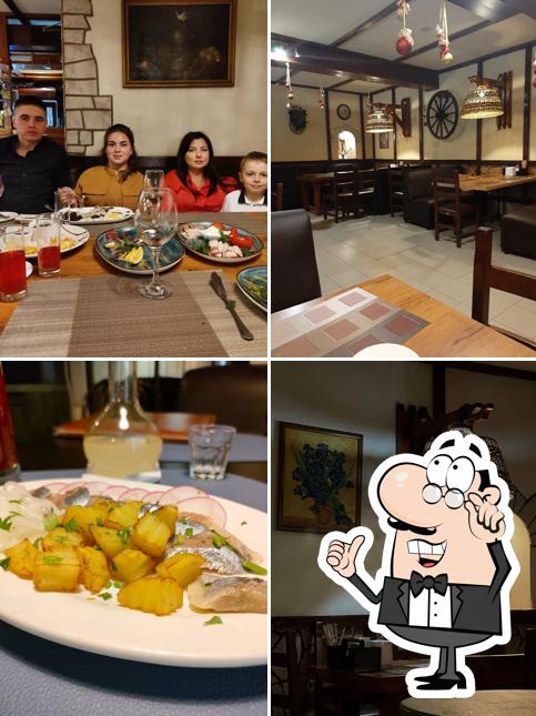 Посмотрите на внутренний интерьер "Бочки"