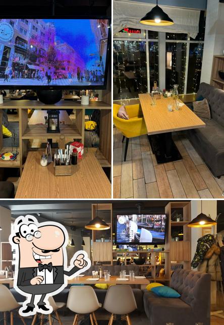 Интерьер "кафе пиццерия Piu del Cibo"