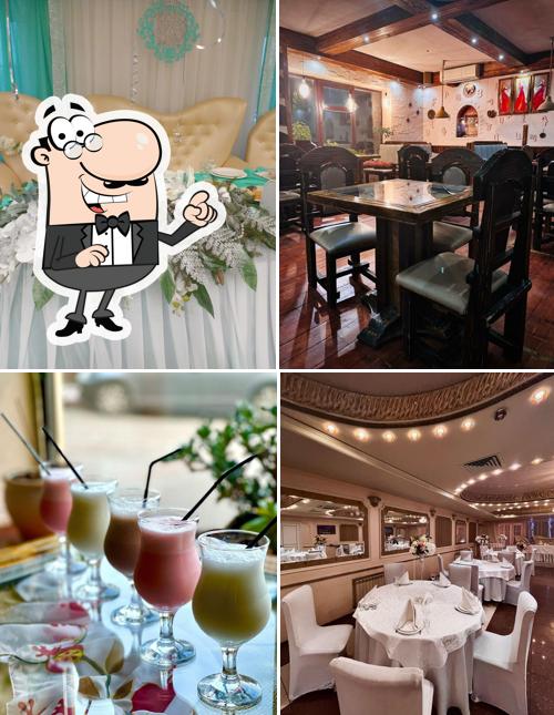 Посмотрите на внутренний интерьер "Ресторана Араратская долина"