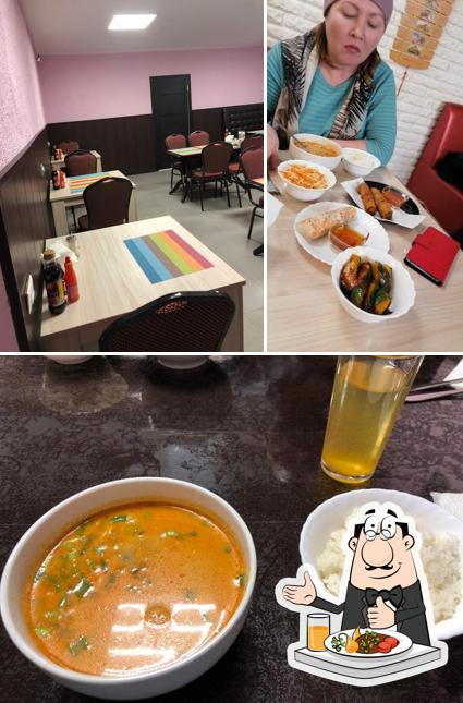 Еда и внутреннее оформление в Аян