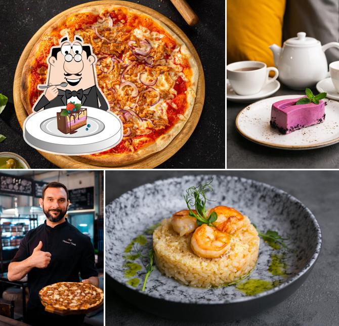 Шоколадный торт в "Bur Bar"