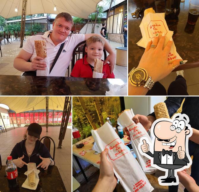 Шаурма на углях