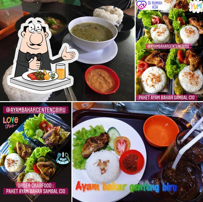 Ayam bakar genteng biru