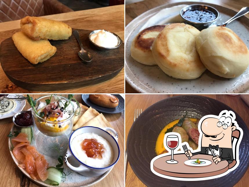 Еда в "Ресторане Матрёшка"