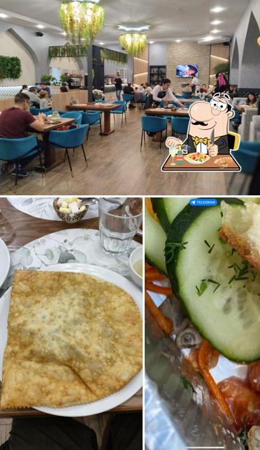 Еда и внутреннее оформление в Чайхана Чебуречная № 1