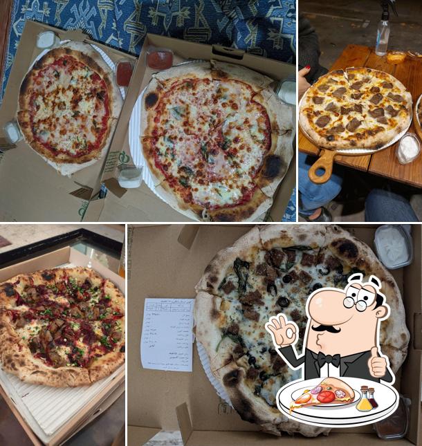 pizza on