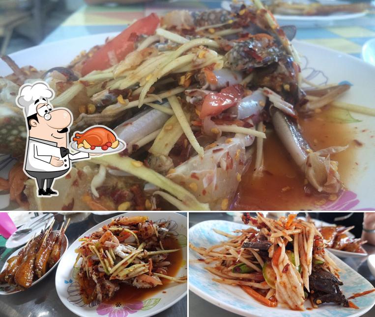 ส้มตำ บ้านสมทบการช่าง