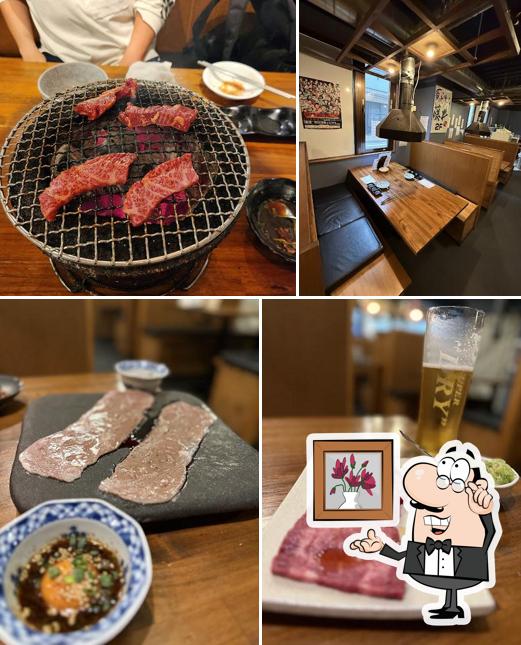 Charcoal grilled meat Fujii