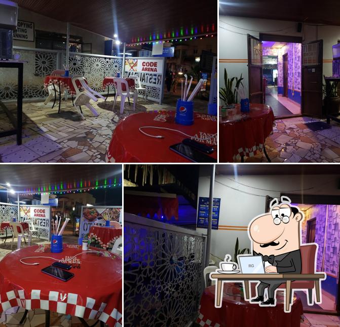 Code Arena lounge restaurant and bar