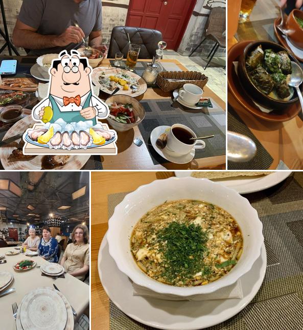 Устрицы в "У Ханумы"