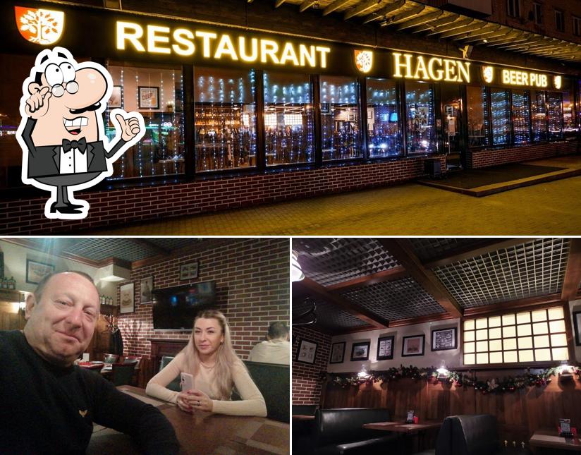 Посмотрите на внутренний интерьер "Хагена на Рыленкова"