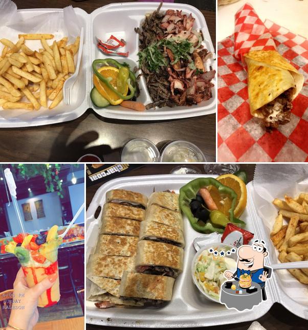 Lit Charcoal Shawarma