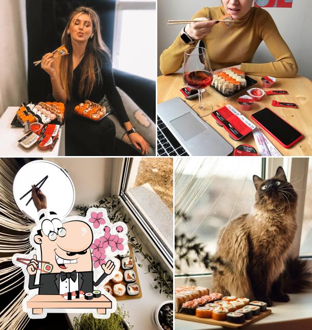 В "Суши-Маркет" вы можете заказать суши