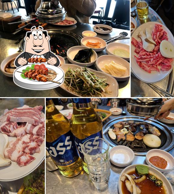 넙띠기참숯화로구이