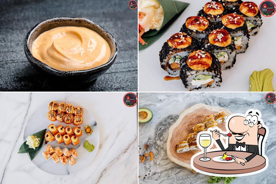 Еда в "Трате Сушечки"