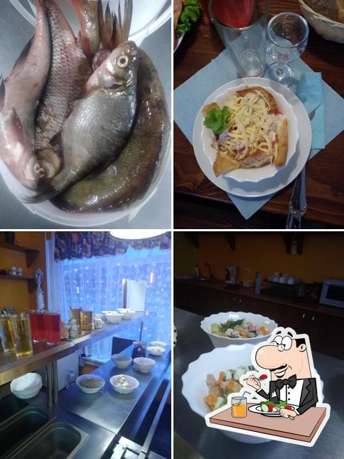 Столовая на заправке Ликом