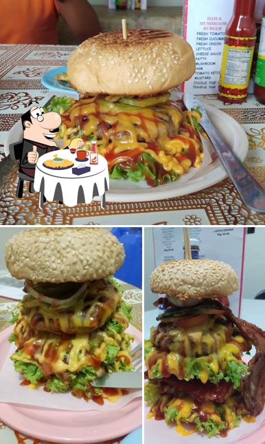 Jelou's grilled burger