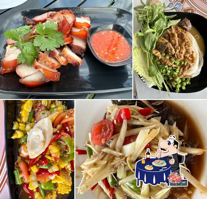 ซีมเบิ่ง Seem Being ส้มตำ ไก่อบโอ่ง ลาบอุบล