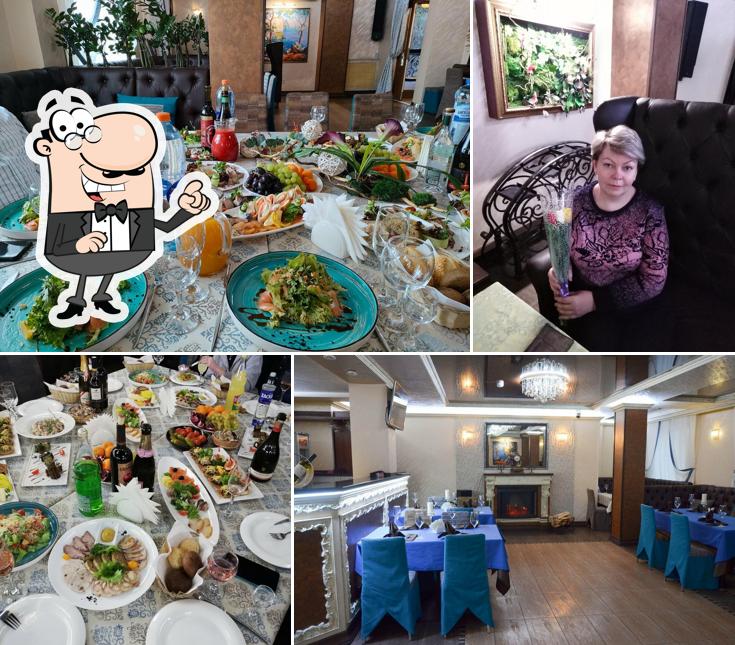 Посмотрите на внутренний интерьер "Ривьеры"