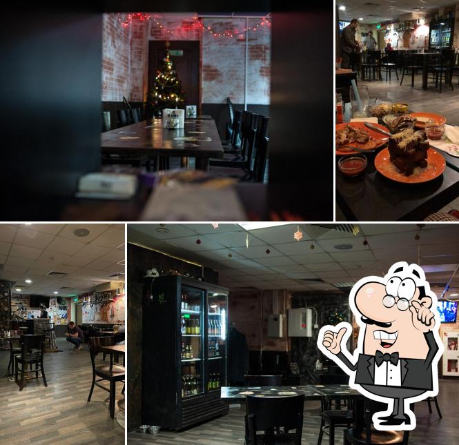 Посмотрите на внутренний интерьер "Бульдога"