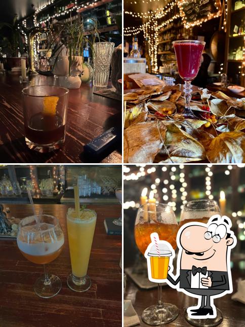 "Ботаник Бар-гербарий" предоставляет гостям большой выбор напитков