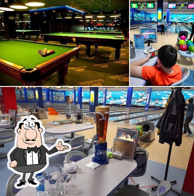 Помимо прочего, в Золотой Шар есть внутреннее оформление и напитки