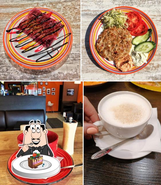 Шоколадный торт в "Кафе-гриле "Serbia ot Dragana""